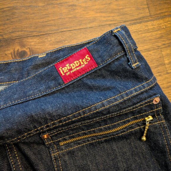 Freddie's of Pinewood Soo Z Q Jeans Size 34 Selvedge 1950s Style Vintage - Picture 6 of 7